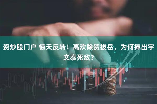 资炒股门户 惊天反转！高欢除贺拔岳，为何捧出宇文泰死敌？