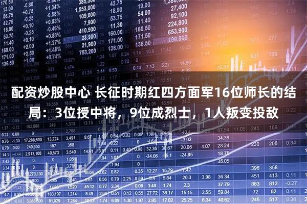 配资炒股中心 长征时期红四方面军16位师长的结局：3位授中将，9位成烈士，1人叛变投敌